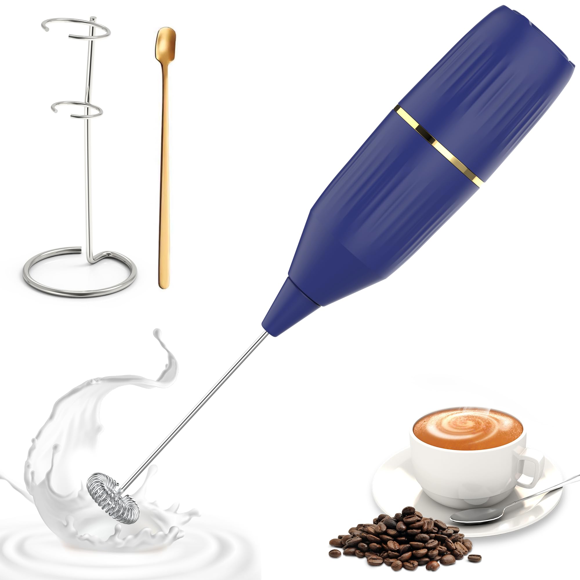 50% Off Homexup Handheld Milk Frother & Wand Set