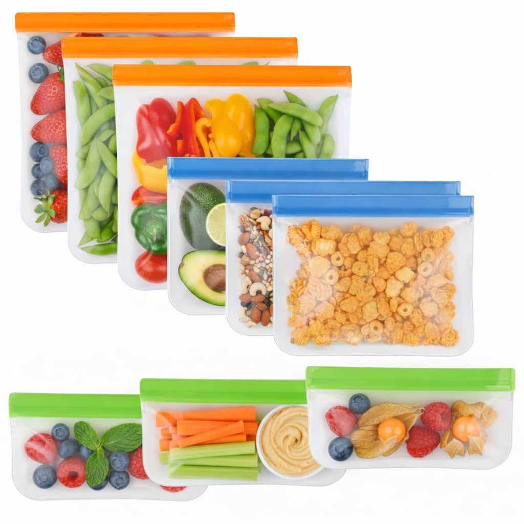 30% Off Reusable Food Storage Bags – 9-Pack