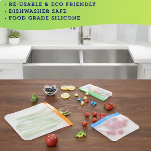 30% Off Reusable Food Storage Bags – 9-Pack - Image 4