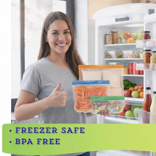 30% Off Reusable Food Storage Bags – 9-Pack - Image 5