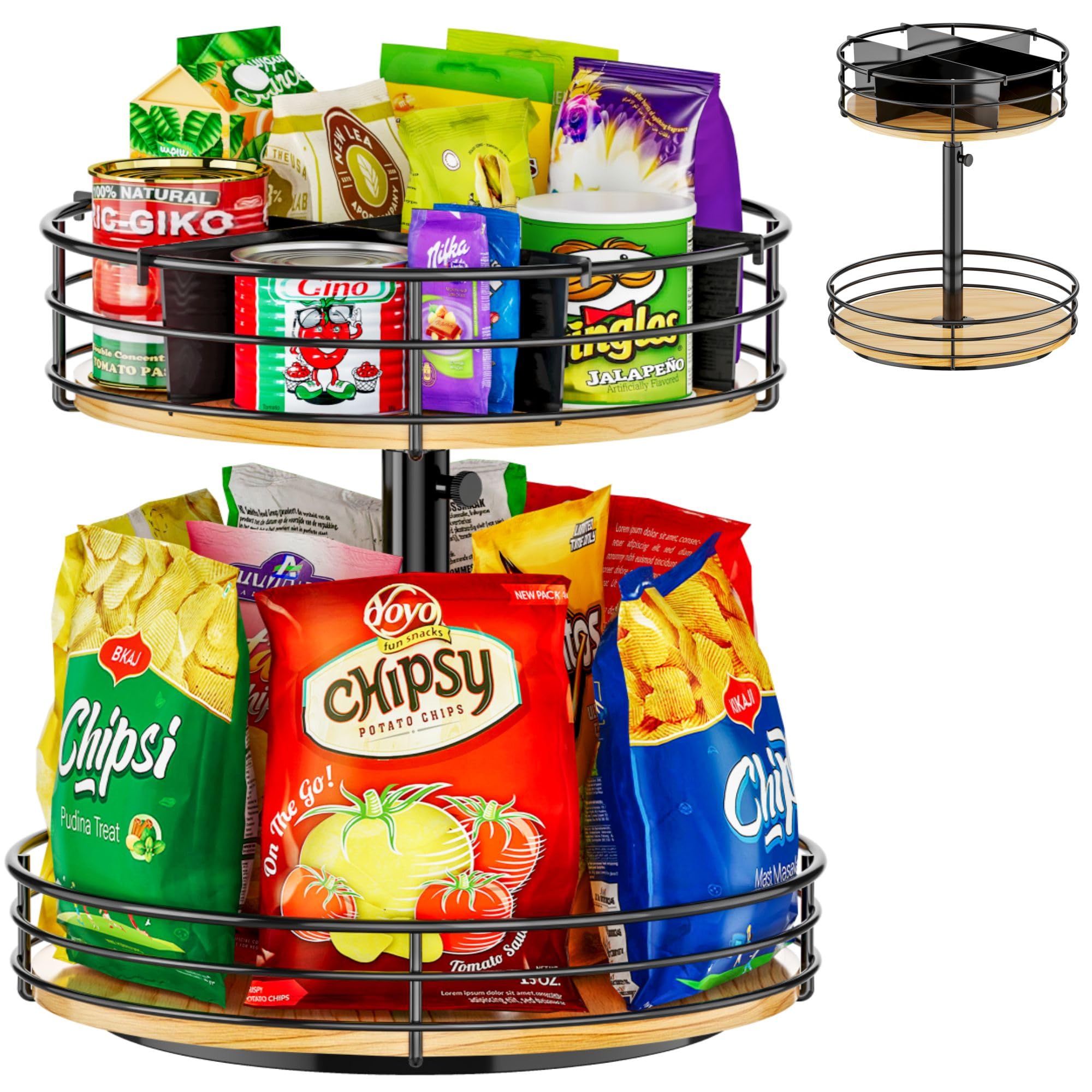 Save 30% on 2-Tier Lazy Susan Turntable Organizer