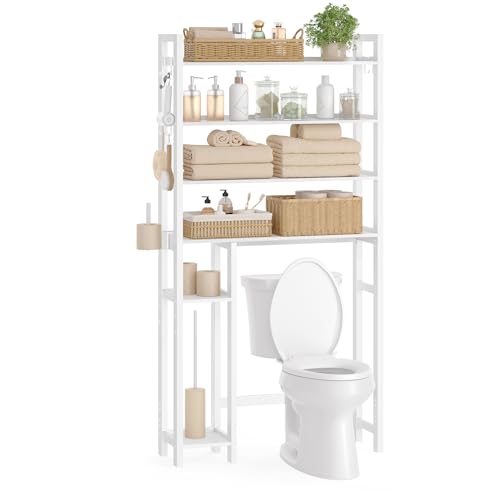 30% Off SONGMICS Toilet Storage, 4-Tier Bamboo - Image 2