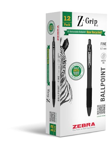 32% Off Zebra Z-Grip Retractable Ballpoint Pens