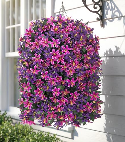 30% Off Hoppwodd Artificial Flowers Hanging Baskets Set