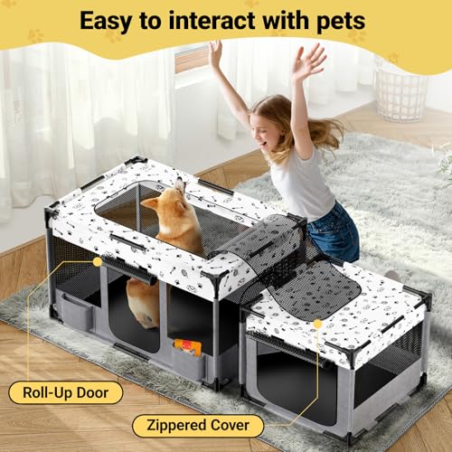 50% Off Portable Pet Playpen for Cats & Small Dogs - Image 4
