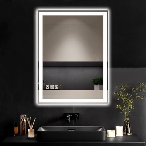 24x32 LED Bathroom Mirror with Lights, Anti-Fog, 45% Off