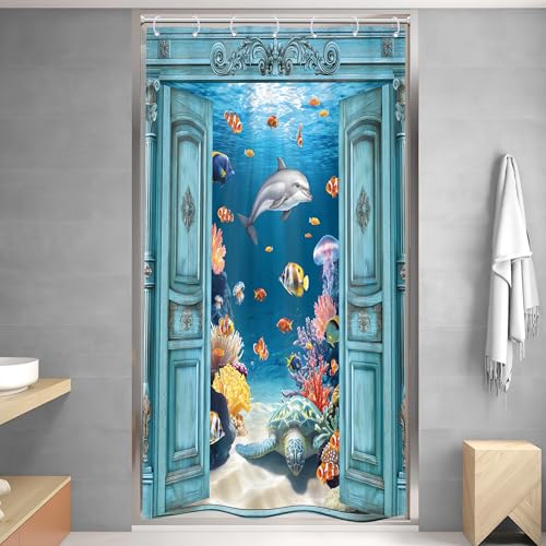 Ocean Beach Shower Curtain 36x72 Under $10 - Image 2