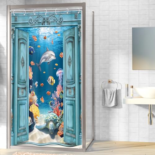 Ocean Beach Shower Curtain 36x72 Under $10 - Image 3