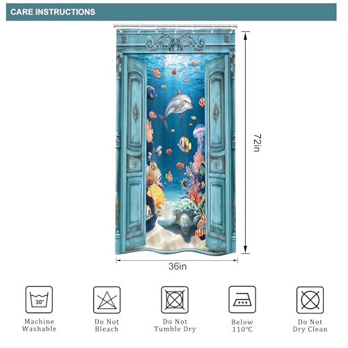 Ocean Beach Shower Curtain 36x72 Under $10 - Image 4