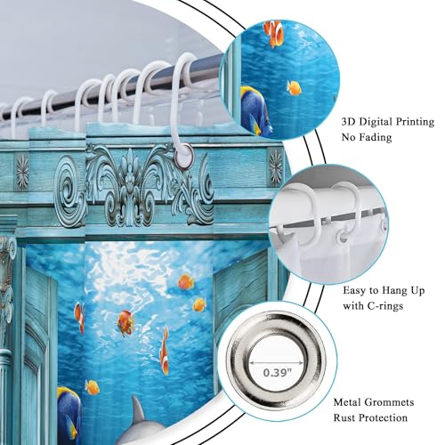 Ocean Beach Shower Curtain 36x72 Under $10 - Image 5
