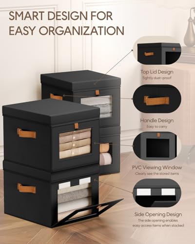 Save 30% on Homsorout Storage Bins 5-Pack for Closet - Image 3