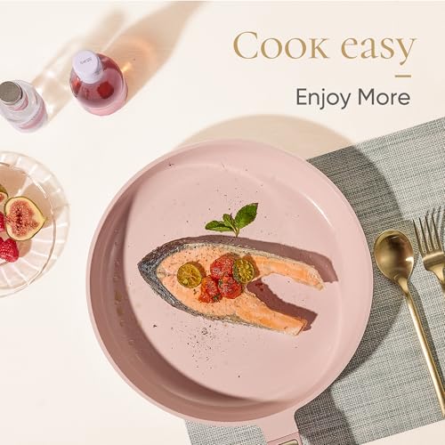 45% Off CAROTE 14pc Nonstick Ceramic Cookware Set - Image 5