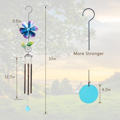 50% Off MUMTOP 33" Deep Tone Wind Chimes for Garden - Image 4