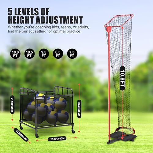 33% Off Volleyball Setter Training Net & Cart - Image 3