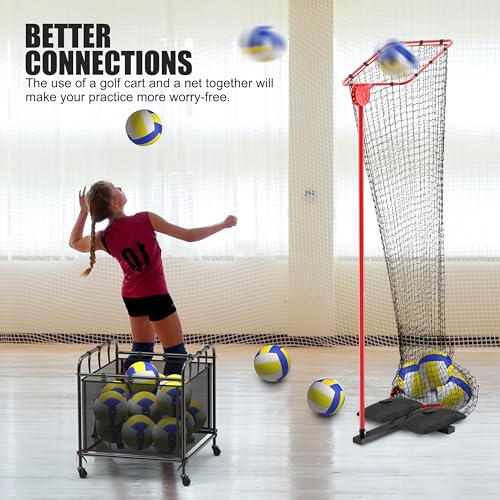 33% Off Volleyball Setter Training Net & Cart - Image 6