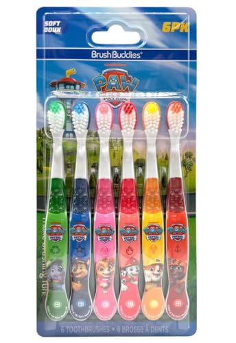 40% Off Brush Buddies Paw Patrol 6-Pack Toothbrush Set