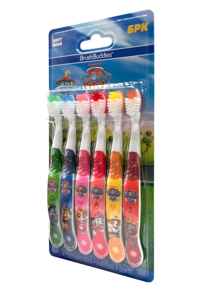40% Off Brush Buddies Paw Patrol 6-Pack Toothbrush Set - Image 3