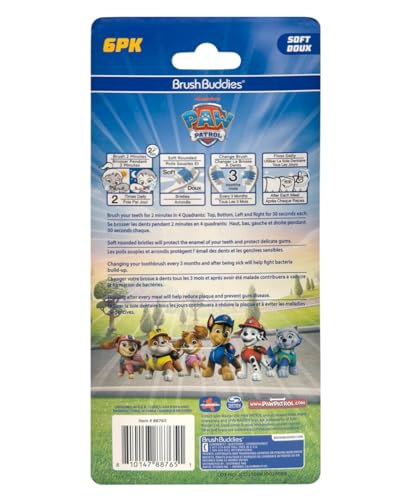 40% Off Brush Buddies Paw Patrol 6-Pack Toothbrush Set - Image 7