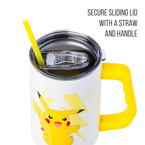 Pikachu Tumbler: 41% Off, 40oz Stainless Steel with Handle - Image 2