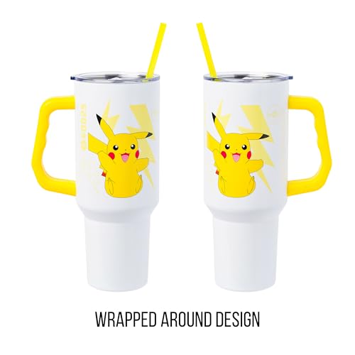 Pikachu Tumbler: 41% Off, 40oz Stainless Steel with Handle - Image 5