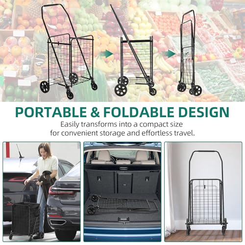 YITAHOME Folding Cart: Portable & Durable for Seniors - Image 5