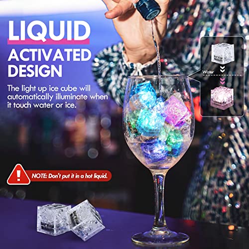 12 LED Ice Cubes Multicolor - Save 50%! - Image 3