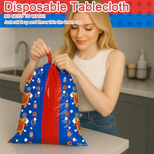 50% Off 3-Pack Hero Party Tablecloths - Only $4.99 - Image 7