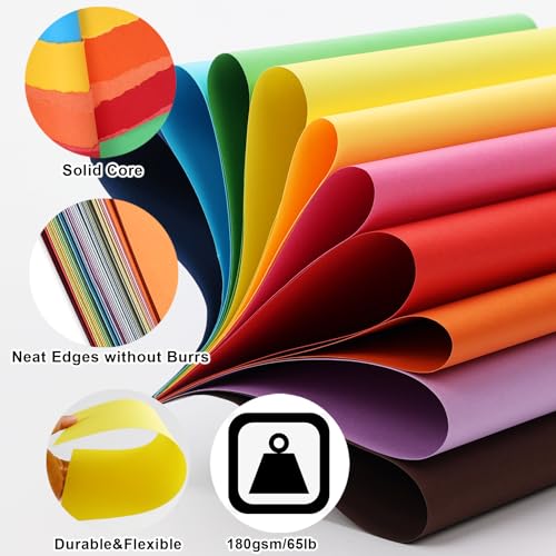 50% Off 300 Sheets Colored Cardstock for Crafts - Image 5