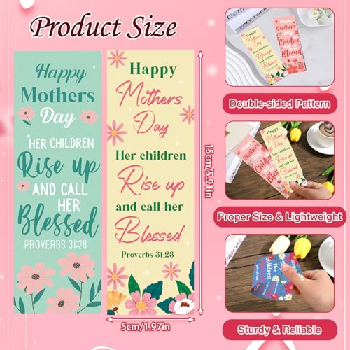 50% Off 200 Christian Mother's Day Bookmarks - Image 3