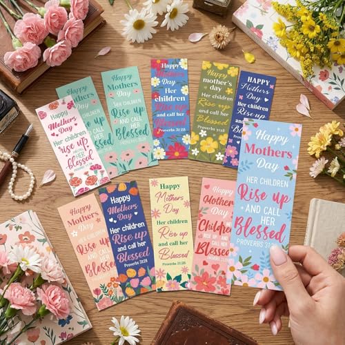 50% Off 200 Christian Mother's Day Bookmarks - Image 6