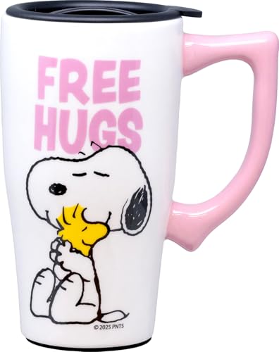 10% Off Spoontiques Snoopy Free Hugs Ceramic Travel Mug - Image 2