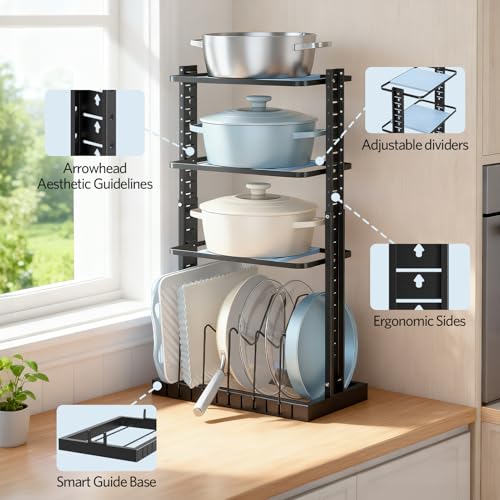 37% Off LAMU Pots & Pans Organizer with Code - Image 5