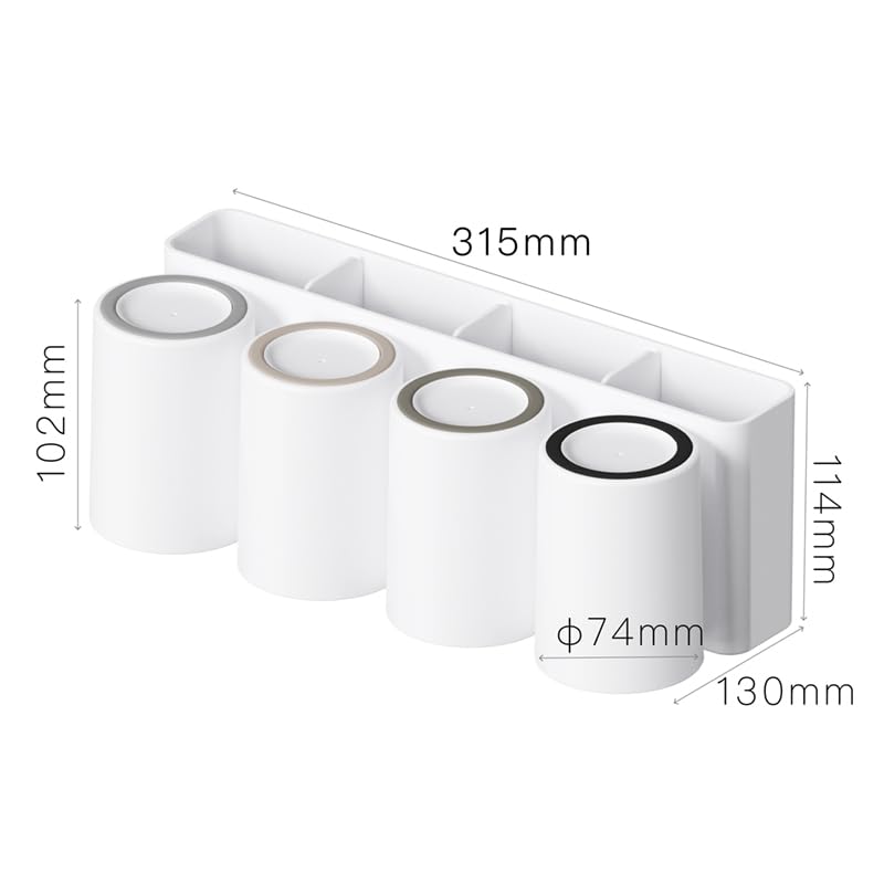 50% Off Wall-Mounted Toothbrush & Toothpaste Holder - Image 3