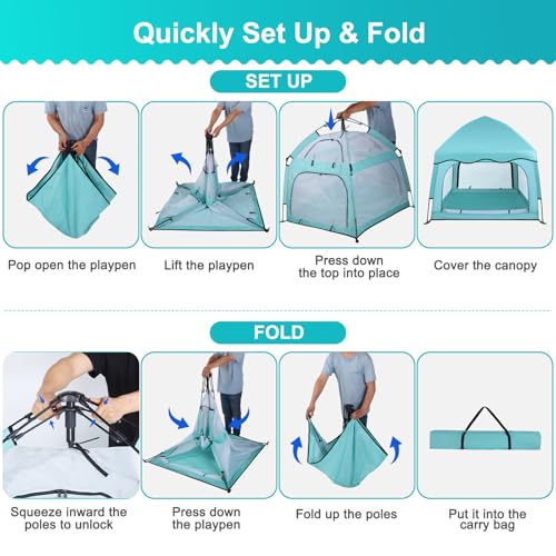20% Off Bend River Portable Baby Playpen & Canopy - Image 4
