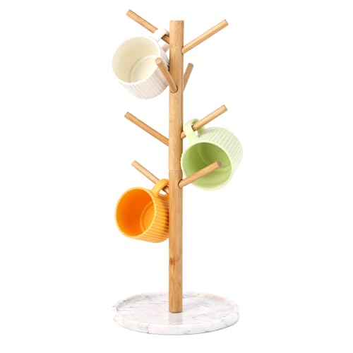 41% Off Bamboo Mug Tree with 8 Hooks - Only $9.99