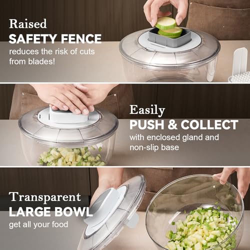 50% Off KEOUKE Salad Spinner & Veggie Chopper Set - Image 6