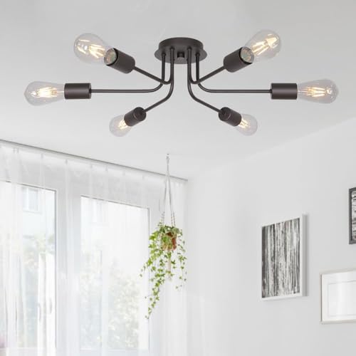 6-Light Sputnik Chandelier at 33% Off - $29.99