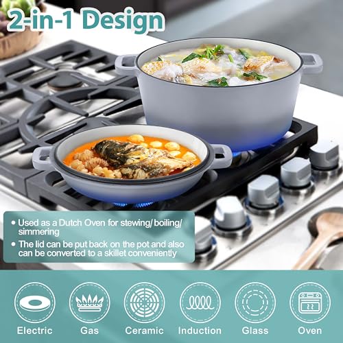 30% Off TeamFar 5qt Enameled Cast Iron Dutch Oven - Image 6