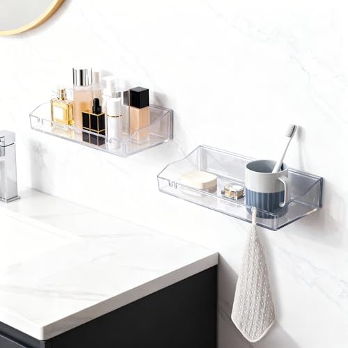 Clear Floating Shelves: 50% Off Bathroom Storage - Image 5