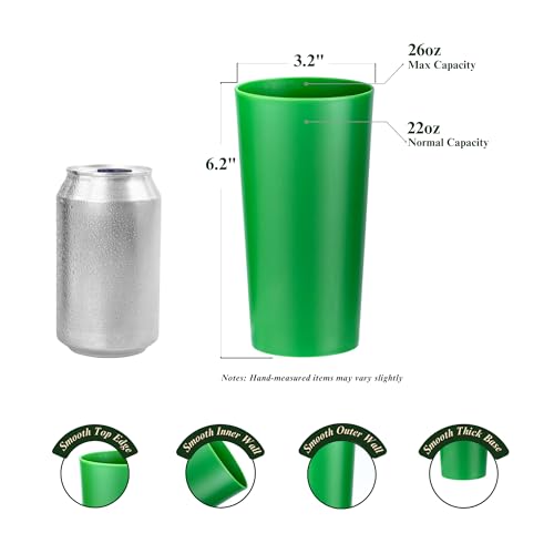 50% Off 26oz Stackable Plastic Tumblers Set of 12 - Image 4