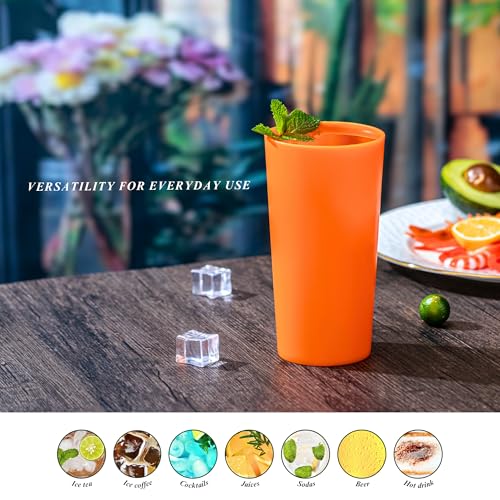 50% Off 26oz Stackable Plastic Tumblers Set of 12 - Image 6
