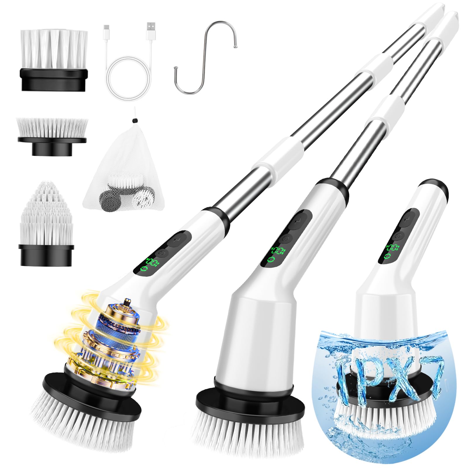 20% Off Electric Spin Scrubber with Extendable Handle