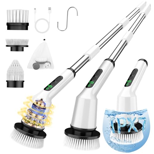 20% Off Electric Spin Scrubber with Extendable Handle - Image 2