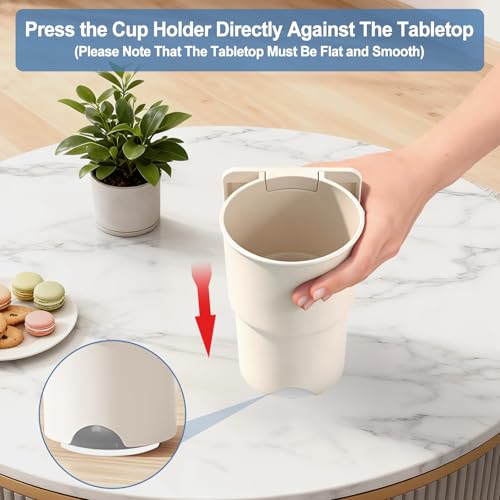 30% Off Anti-Spill Desk Cup Holder with Phone Stand - Image 4