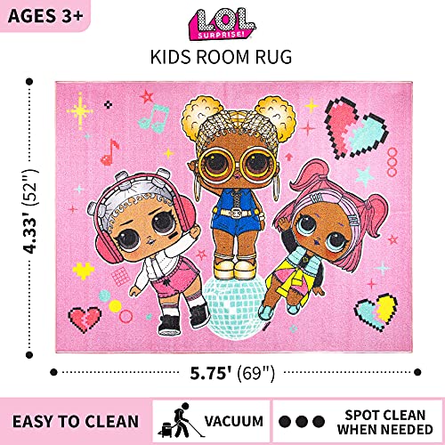 Kids Non-Slip Rug for LOL Surprise Fans - Image 3