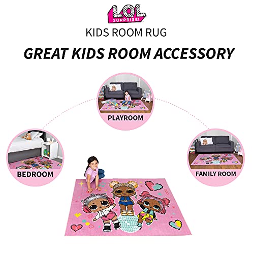 Kids Non-Slip Rug for LOL Surprise Fans - Image 4