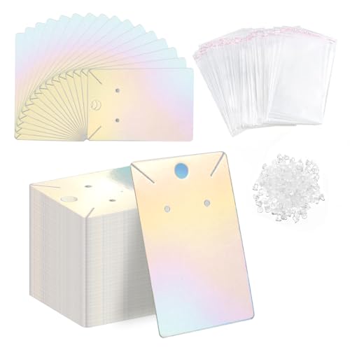 50% Off Fuceury 150 Pcs Holographic Earring Display Cards