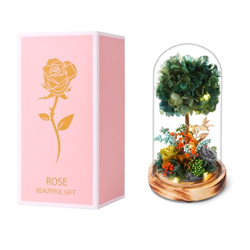 50% Off Preserved Hydrangea Floral Arrangement with LED - Image 2