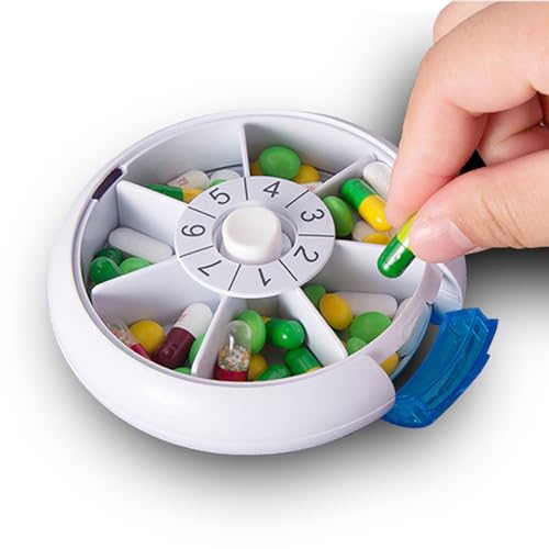81% Off 7-Day Rotating Pill Organizer for Travel - Image 4