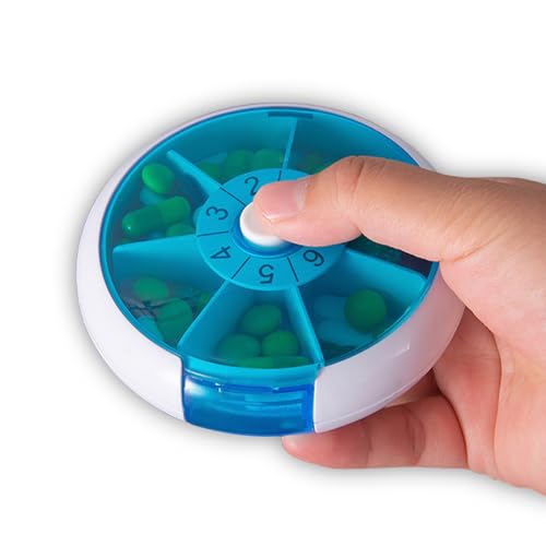 81% Off 7-Day Rotating Pill Organizer for Travel - Image 5